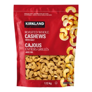 Kirkland Signature Roasted Whole Cashews With Salt